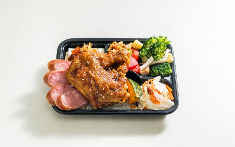炭燒大雞腿＋蜜汁香腸