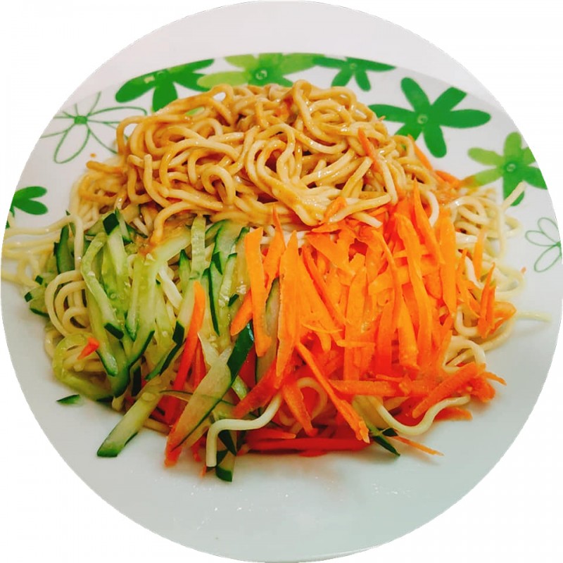 黃金涼麵