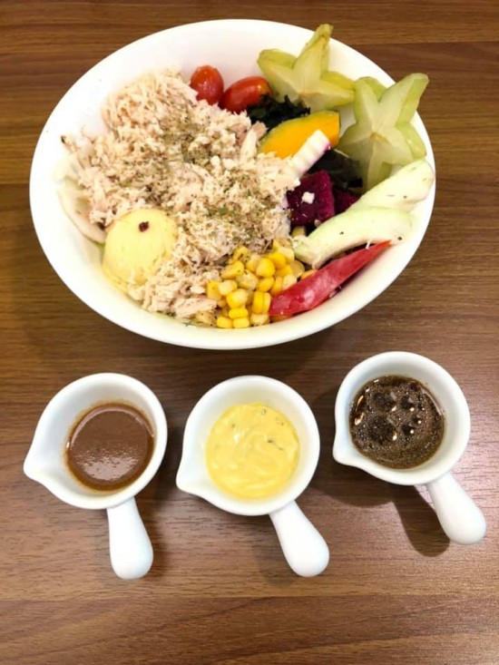 奧勒岡雞肉沙拉,卡路里170kcal