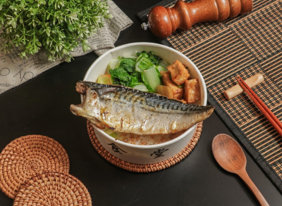 烤鯖魚飯