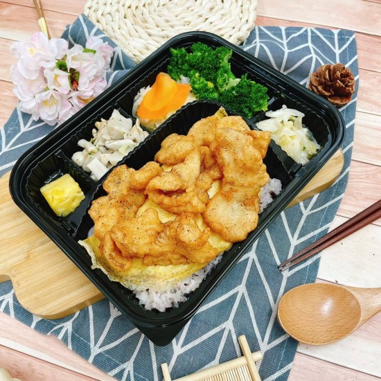 酥炸鮮魚塊便當套餐