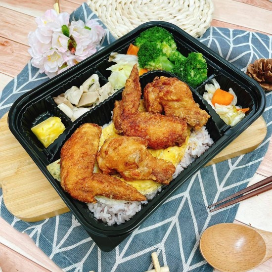 日式炸雞翅便當套餐
