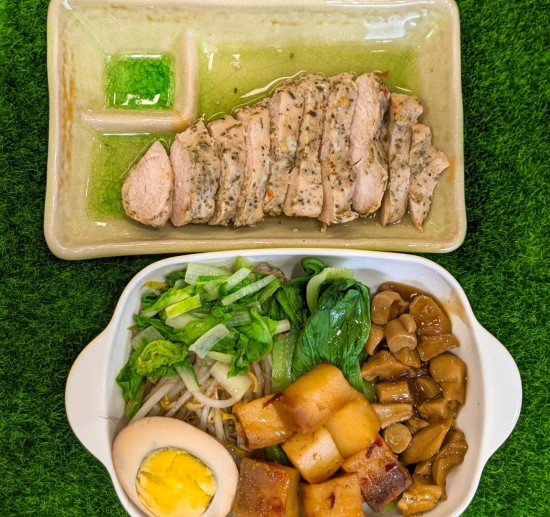 舒肥雞胸肉+熱菜(無飯)