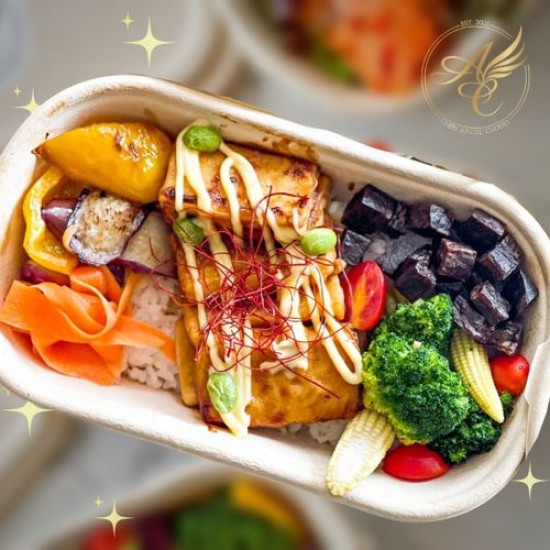 照燒豆腐！蔬食餐盒 TERIYAKI TOFU BENTO